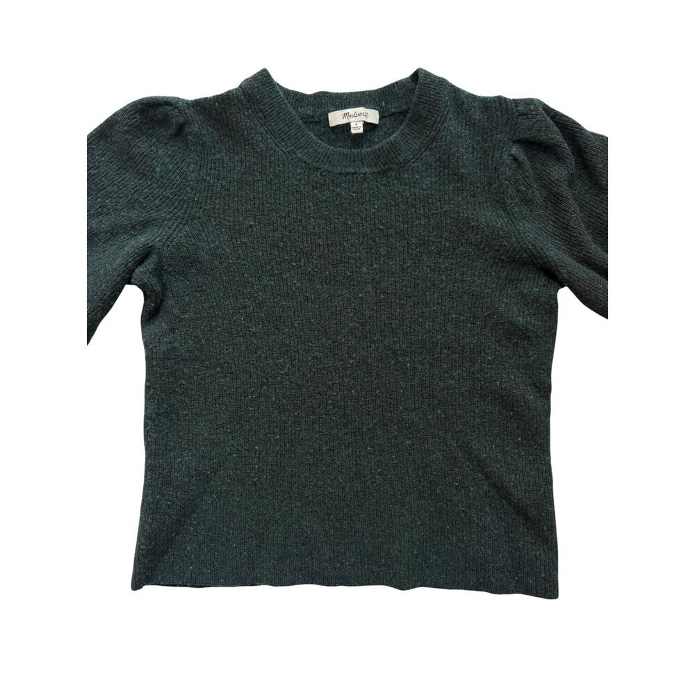 Madewell Green Baybrook Pullover Crewneck Sweater Size Small - Picture 6 of 9